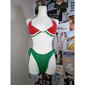 Watermelon Crochet Bikini